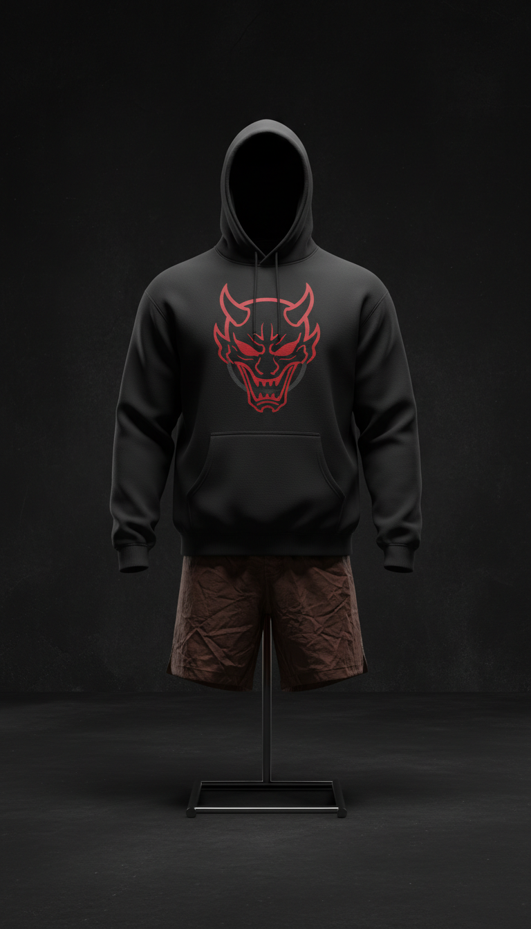 Demon Mark Heavyweight Cotton Hoodie