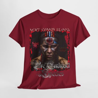 Caged Native Collection 09 - PreEminent Species - Native American Owned MMA Apparel - HaudenoSaunee Tshirt - Image 4