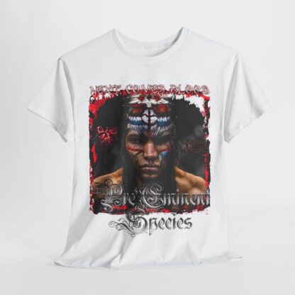 Caged Native Collection 08 - PreEminent Species - Native American Owned MMA Apparel - HaudenoSaunee Tshirt - Image 3