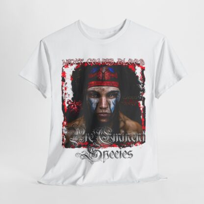 Caged Native Collection 06 - PreEminent Species - Native American Owned MMA Apparel - HaudenoSaunee Tshirt - Image 3