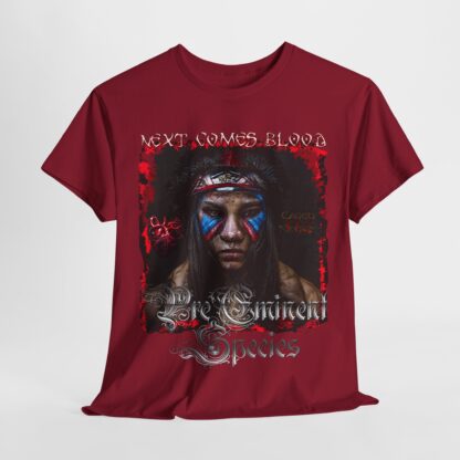 Caged Native Collection 02 - PreEminent Species - Native American / Indigenous Owned MMA Apparel - HaudenoSaunee Tshirt - Image 2