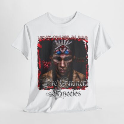 Caged Native Collection 04 - PreEminent Species - Native American Owned MMA Apparel - HaudenoSaunee Tshirt - Image 3