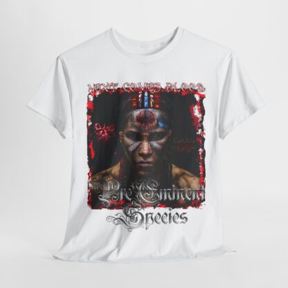 Caged Native Collection 09 - PreEminent Species - Native American Owned MMA Apparel - HaudenoSaunee Tshirt - Image 3