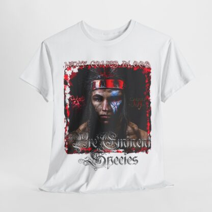 Caged Native Collection 01 - PreEminent Species - Native American / Indigenous Owned MMA Apparel - HaudenoSaunee Tshirt - Image 2