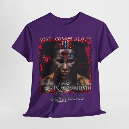 Caged Native Collection 09 - PreEminent Species - Native American Owned MMA Apparel - HaudenoSaunee Tshirt - Image 5